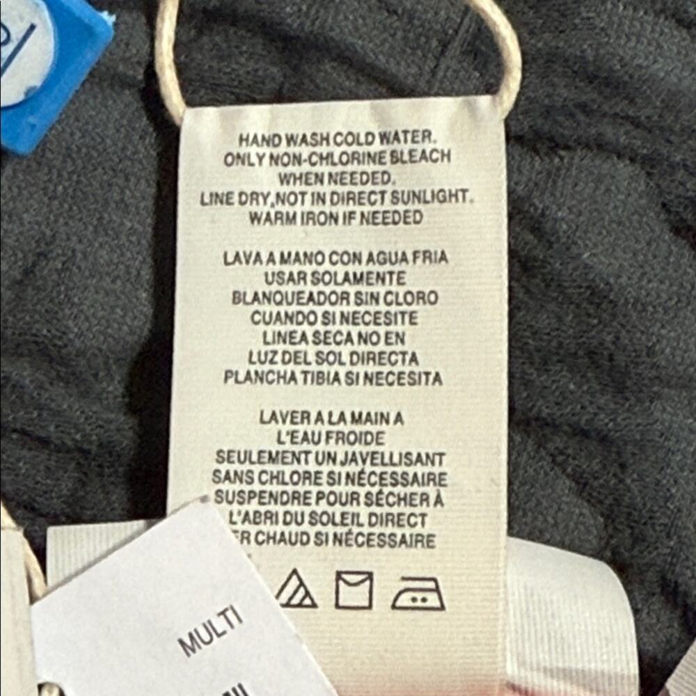 BLEU ROD BEATTIE size large plus size drawstring waist cover up beachwear swim - Picture 9 of 12